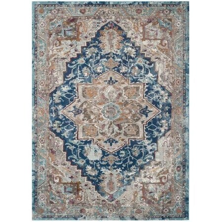 Safavieh Aria Large Rectangle Area Rug, Blue and Beige - 9 x 12 ft. ARA119B-9